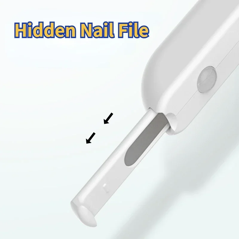 Pet Nail Clippers Gravity LED Dog Nail Clippers Multifunctional Teddy Cat Stainless Steel Grooming Scissors