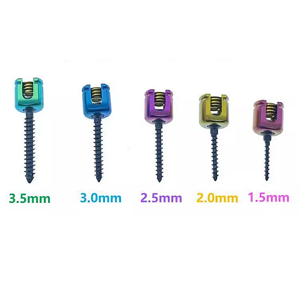 Orthopedic micro surgery spinal monoaxial pedicle screw 1pcs