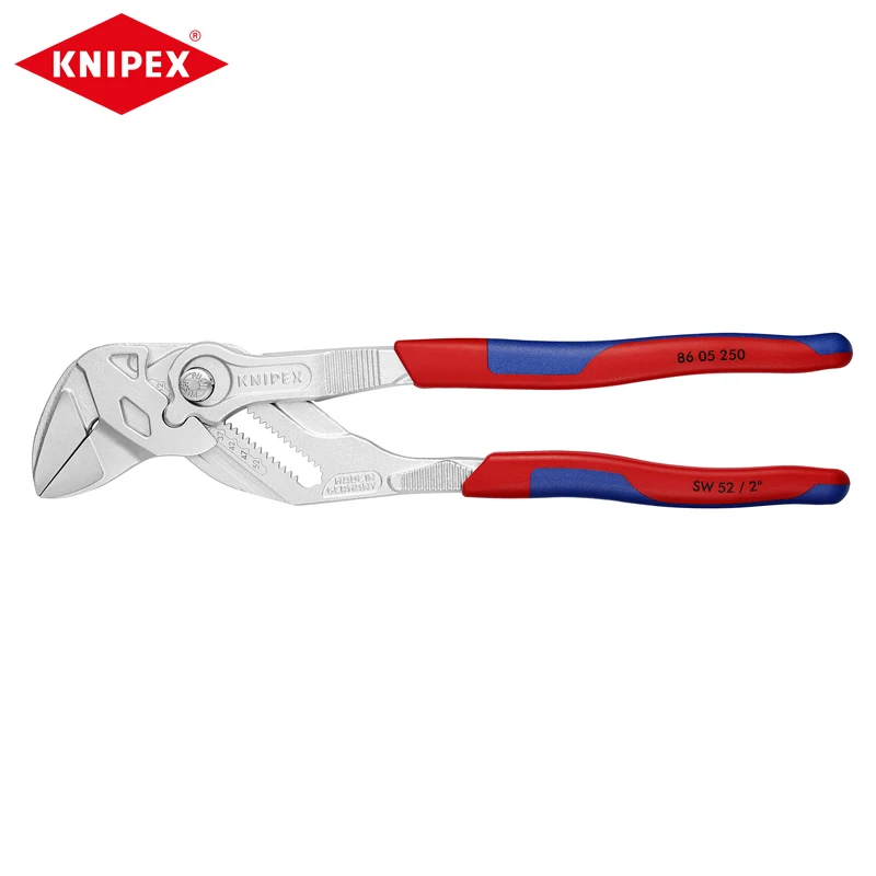Knipex 86 05 250 Pinza Chiave Per Tubo Dell'Acqua Cromata Pinza Per Rubinetto 250Mm Idraulica