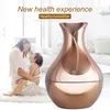 Air humidifier usb mini ultrasonic white transparent Humidifier household atomizer 130ML aromatherapy diffuser colorful lights 5