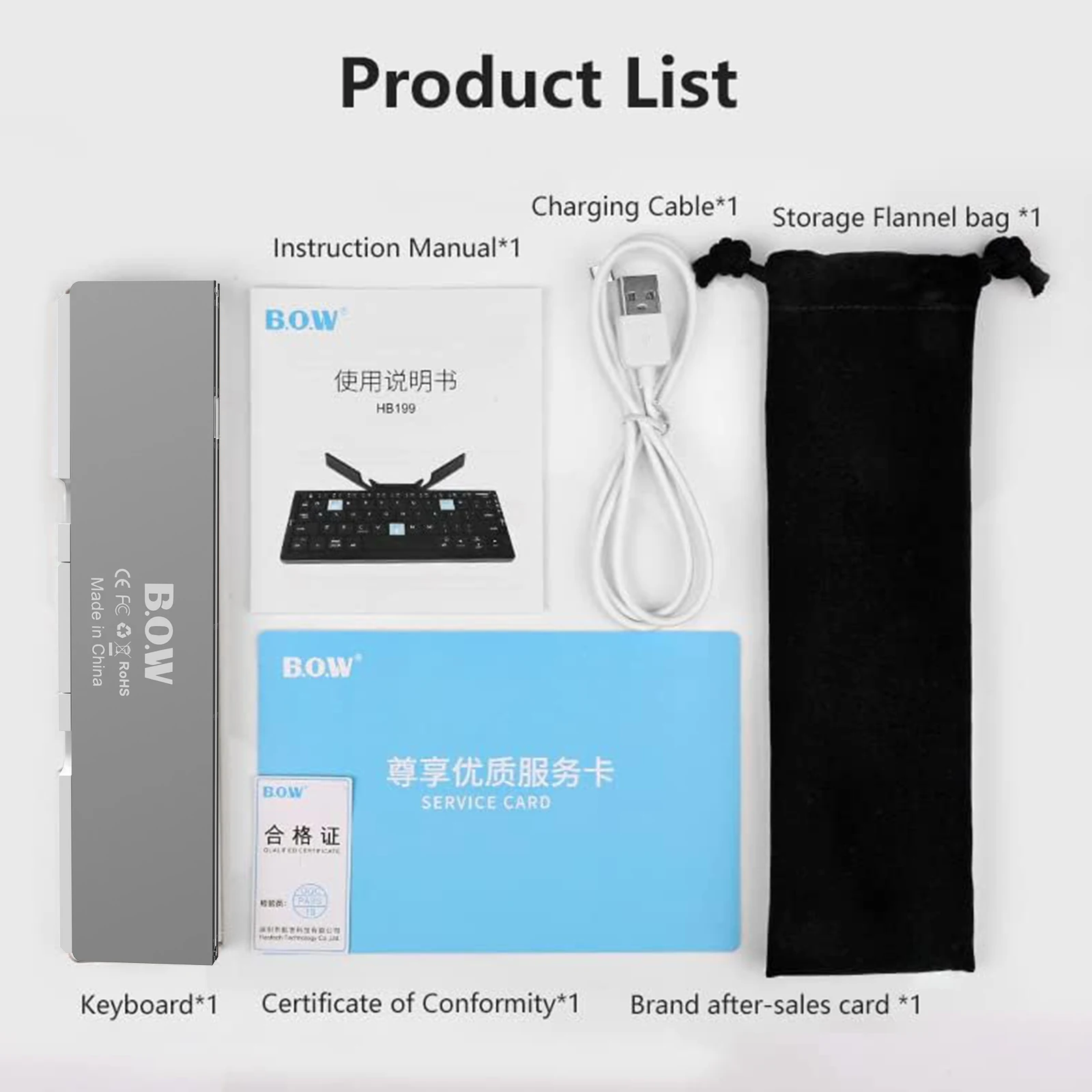 Foldable Bluetooth Keyboard Stand 6