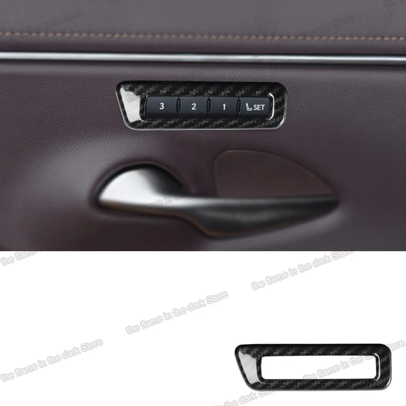 

carbon fiber abs car seat memory frame trims chrome for Lexus Es Es300h 200 es350 300h 2018 2019 2020 2021 2022 350 auto