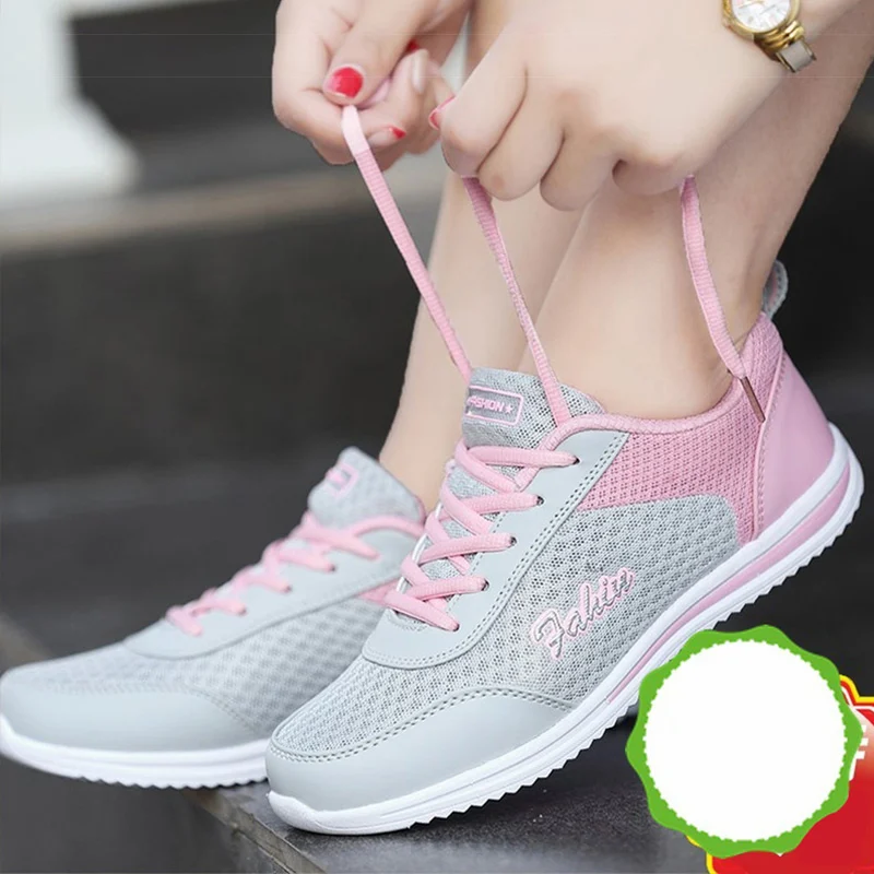 Women's Sneaker Classics Sneakers For Woman Shoes Breathable Mesh Sports Shoes Casual Footwear Flat Tennis Women Vulcanize Shoes