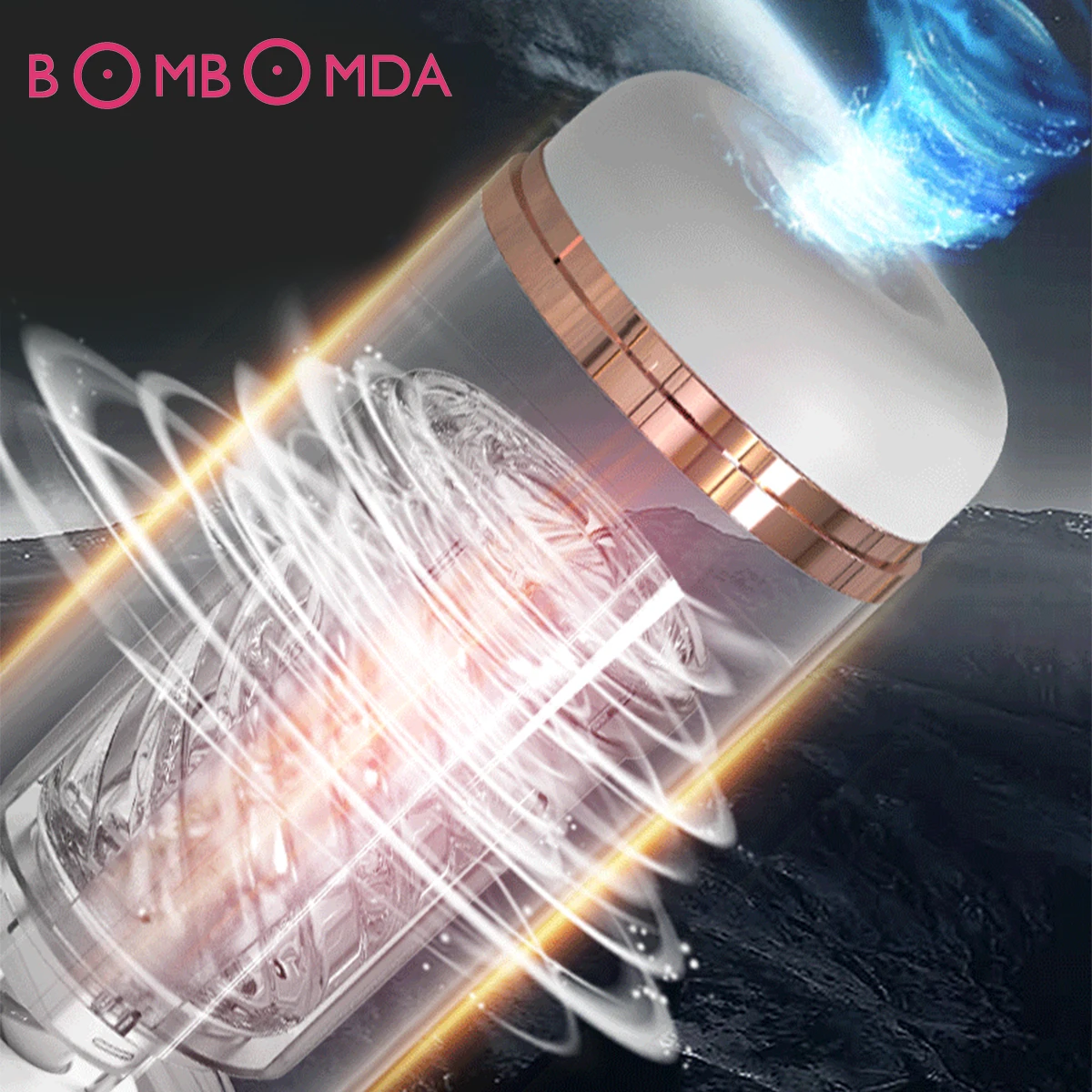 Masturbatore Rotante Succhiante per Uomo Automatico Telescopico Reale l Orale Glande Trainer Massaggio Maschio M Ora Gans ae_voghion.com