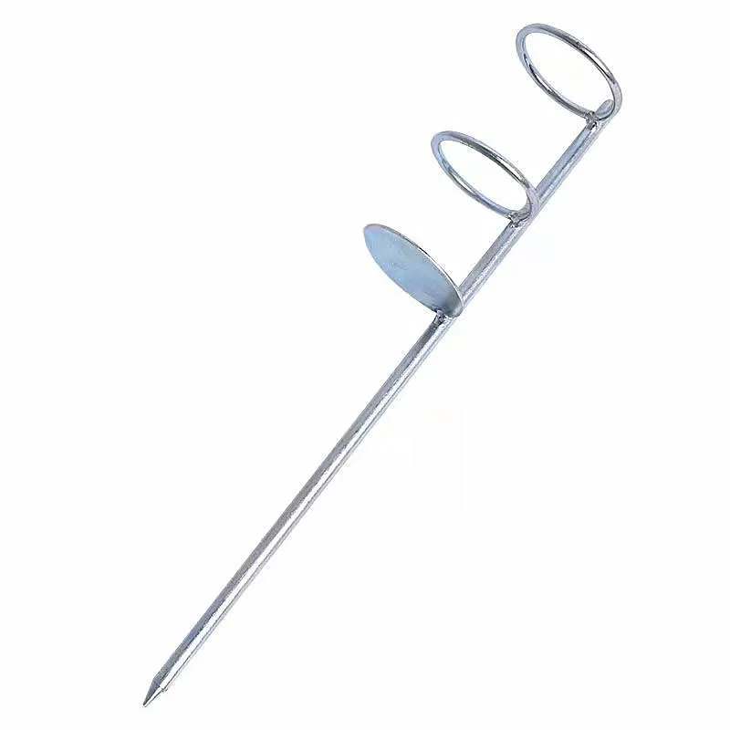 Fishing Rod Bracket 1PC Simple Single Fork Double Ring Tools Gear Supplies