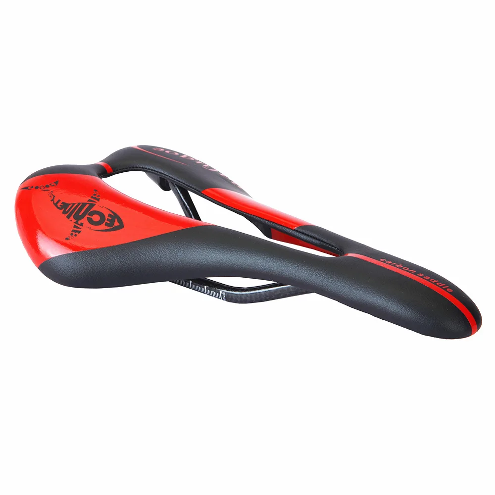 

Carbon Fibre Saddle with Frosted Surface, Full Carbon Fibre Road Bike Saddle, Mountain Bike Saddle with Large Hollow Saddle