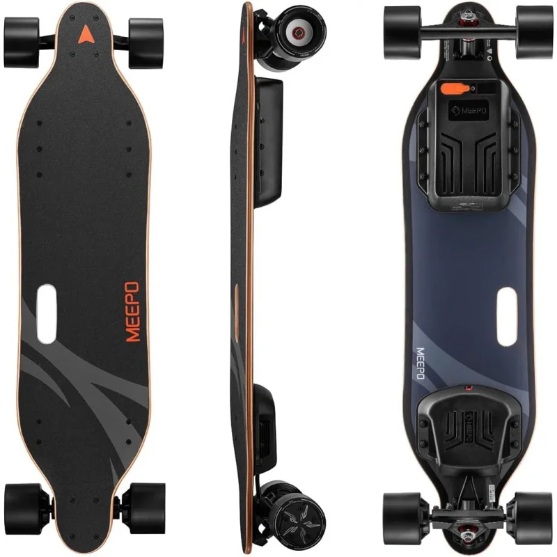 

MEEPO V5 Electric Skateboard with Remote, Top Speed of 29 Mph, Smooth Braking, Easy Carry Handle Design, Suitable for Adults &am