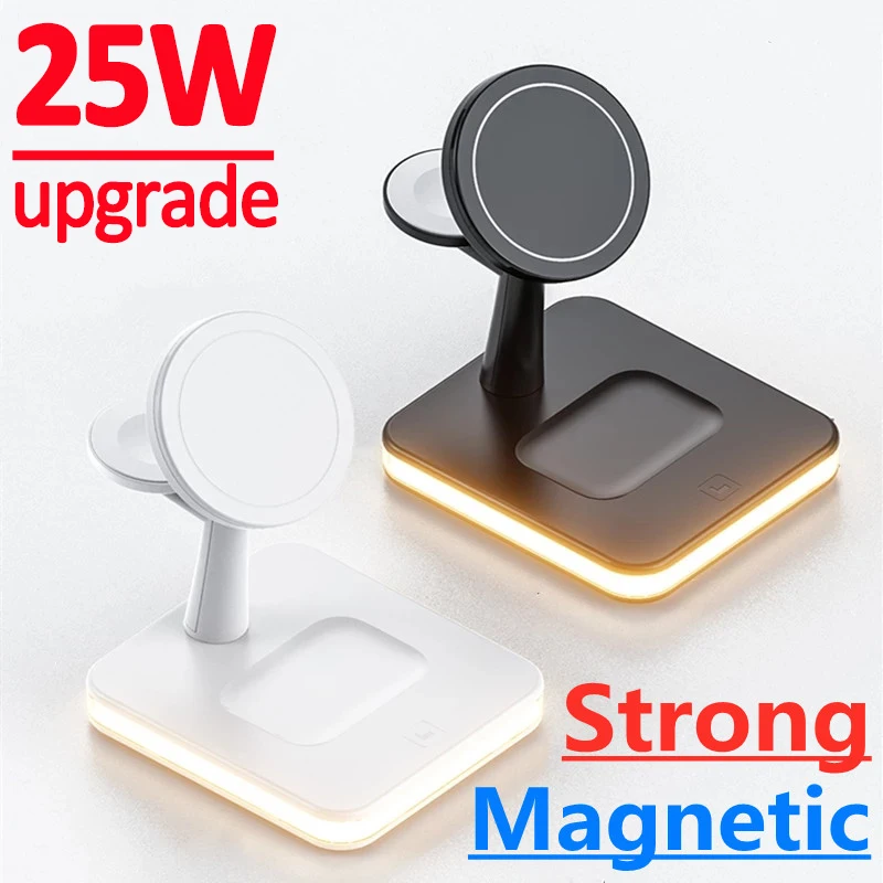 25W in Magnetic Wireless Charger Stand For iPhone 12 13 14 15