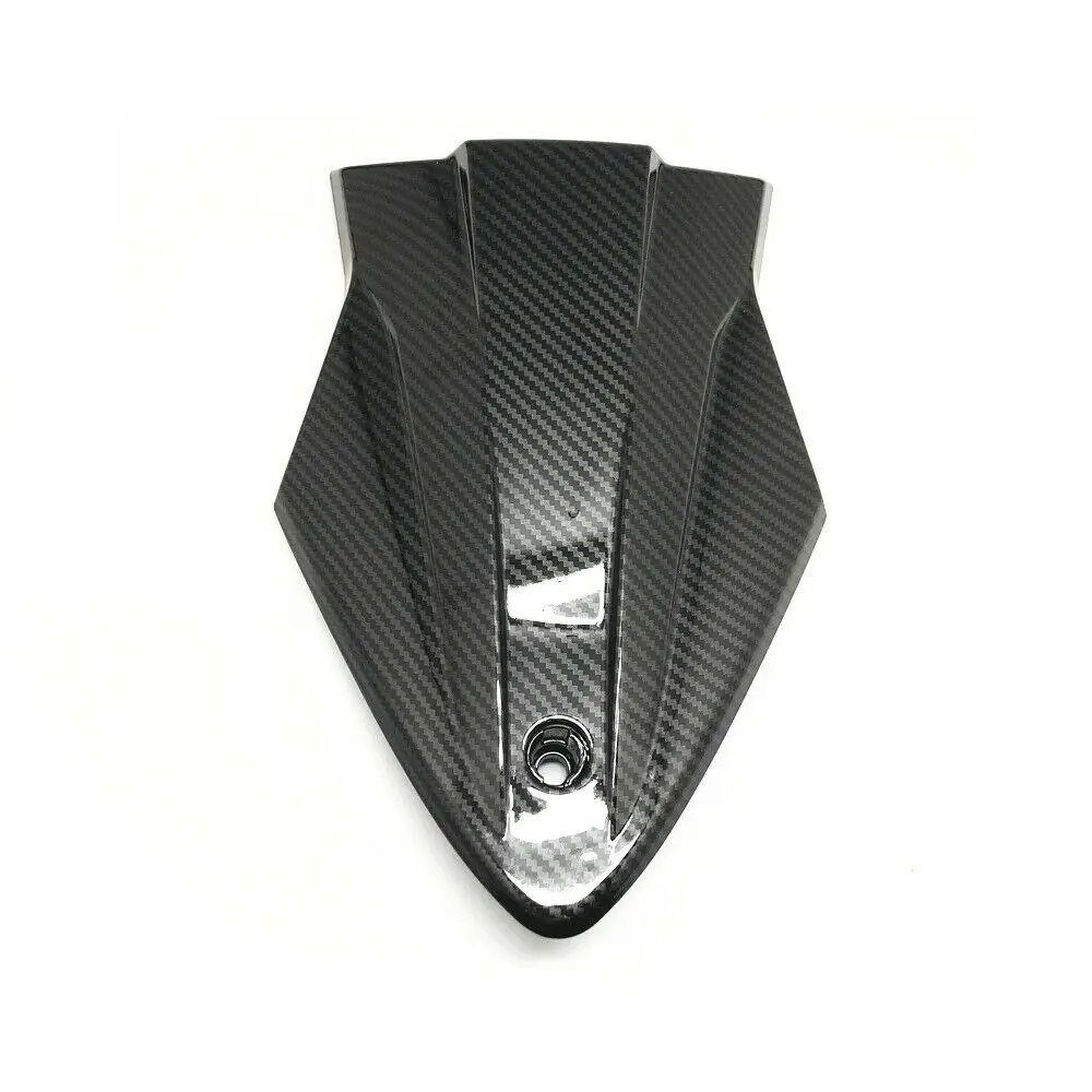 Motorcycle Accessories Hydro Dipped Carbon Fiber Finish Rear Passenger Seat Back Fairing Lock Key For BMW S1000R S1000RR 15-19