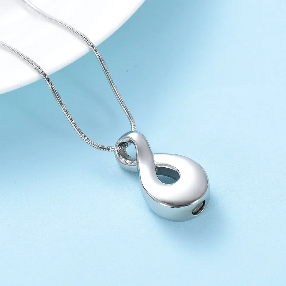 Cremation Jewelry Urn Necklace for Ashes Holder for Women/Men Circle of Life Memorial Keepsake Customize Jewelry Stainless Steel