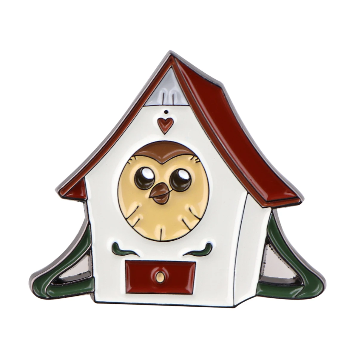 

Cartoon Owl and House Badge on Backpack Cartoon Enamel Pin Lapel Pins Brooch for Clothes Cosplay Accessories Gifts for Kids Toys
