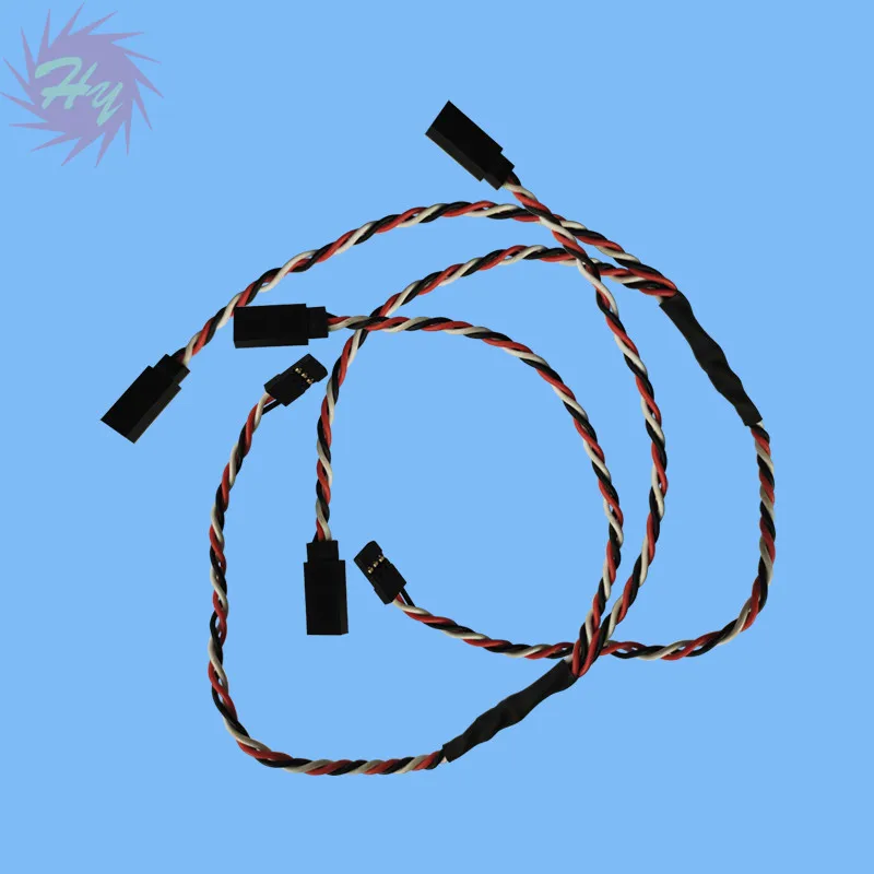 

5pcs L320mm L420mm Servo Extension Y Cable 22AWG 60core For Futaba JR Anti-interference Servo For RC Helicopter Part