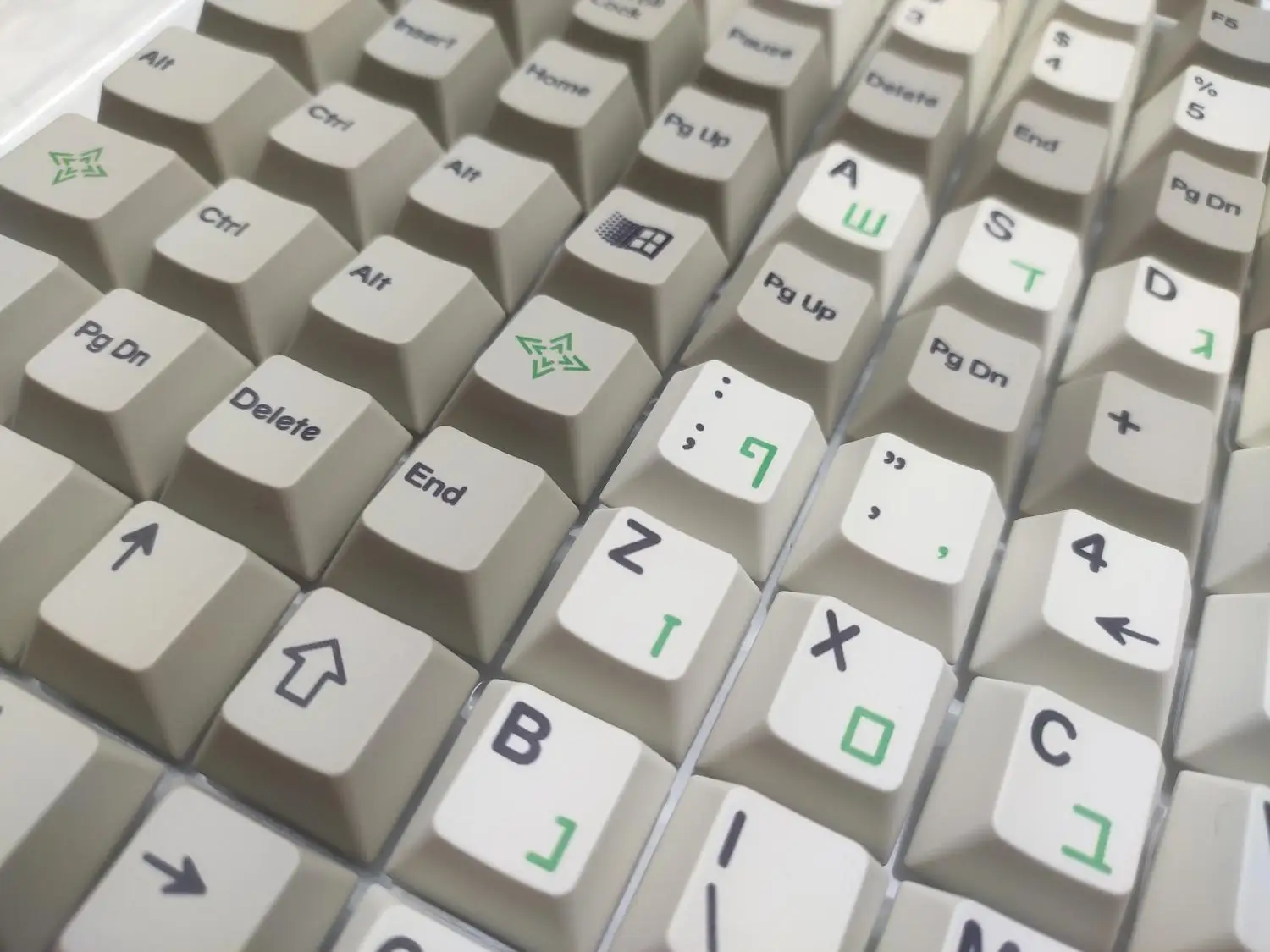 Teclado Conjunto Completo Keycaps Keebox Shenpo Hebraico Sublimação de Tintura Perfil Cereja Teclado Mecânico Xmi 150 Teclas - Imagem 6