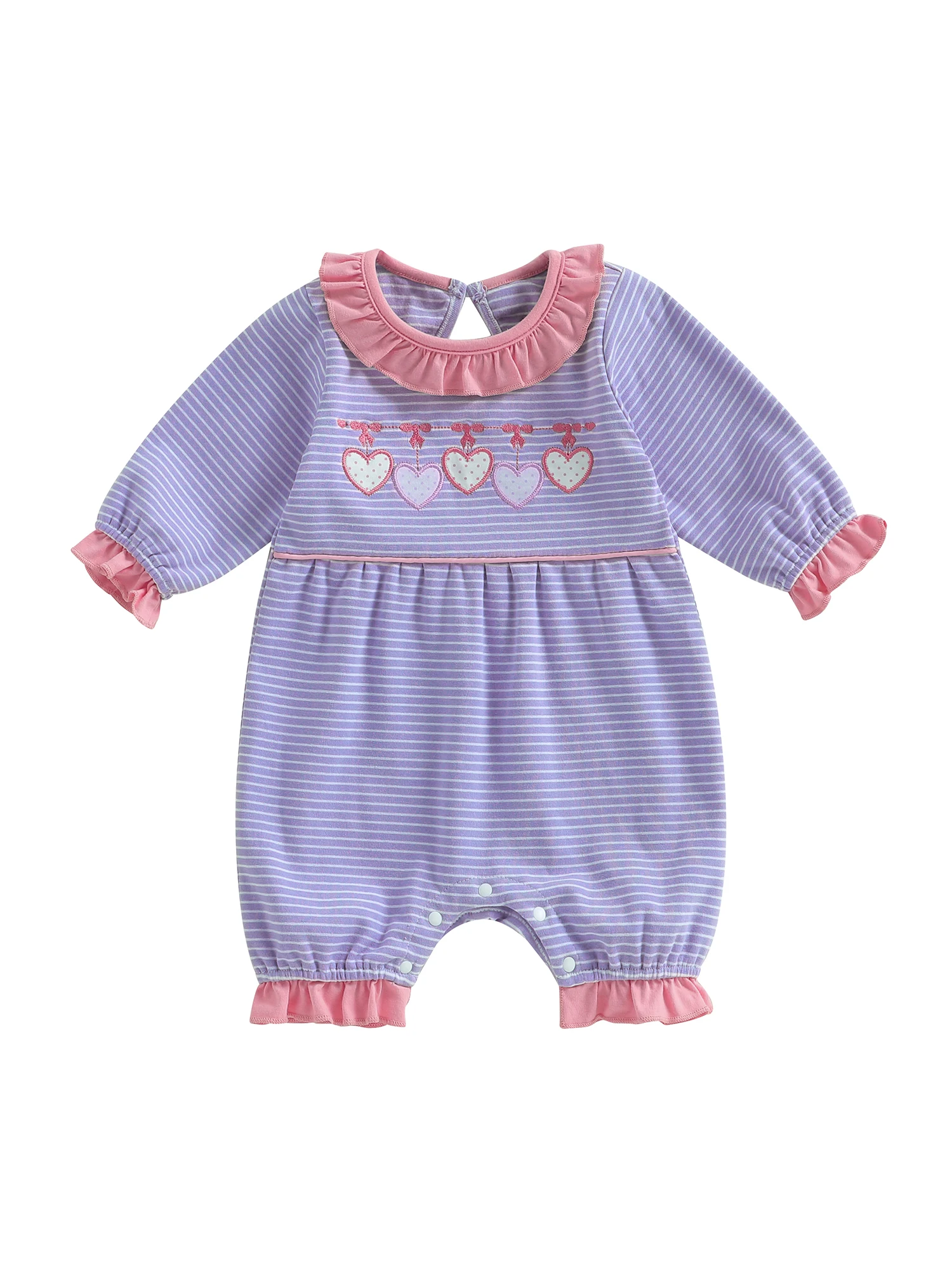 Adorable Toddler Girls Pink Heart Print Dress with Ruffle Sleeves and Bow Detail - Sweet Valentine s Day Outfit