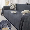 New Simple Polyester Cotton Sofa Towel with Tassels Edge Sofa Cover Two-sided Blanket Home Decoration Leisure Relax Beach Towel 5