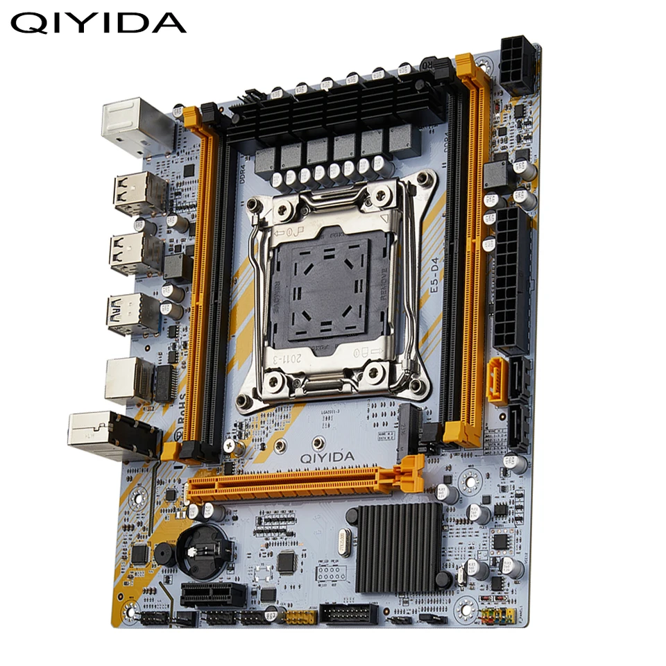 QIYIDA-X99マザーボードセット,PCコンポーネント,LGA 2011-3