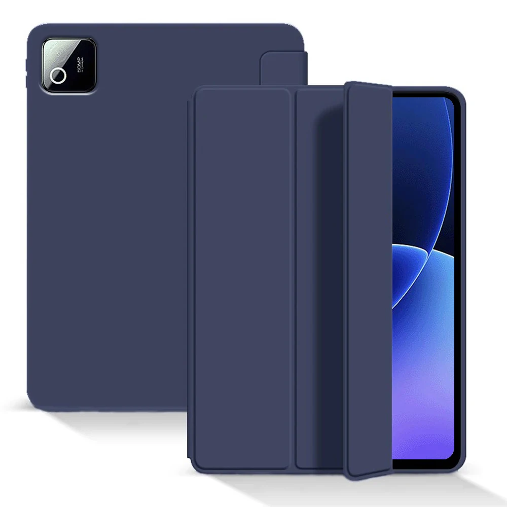 Slim Trifold Stand Protective Tablet Case with Auto Sleep/Wake and Soft TPU Back