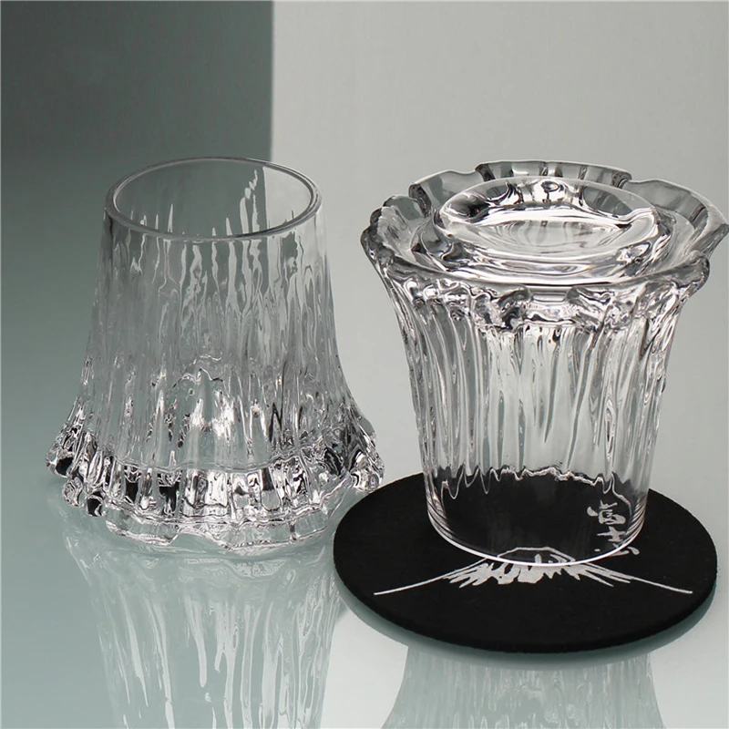 200ML Glass Coffee Cup Wine Glass Tea Cup Mug Iced Tea For Family Office Party Weeding Restaurant And Kitchen Use