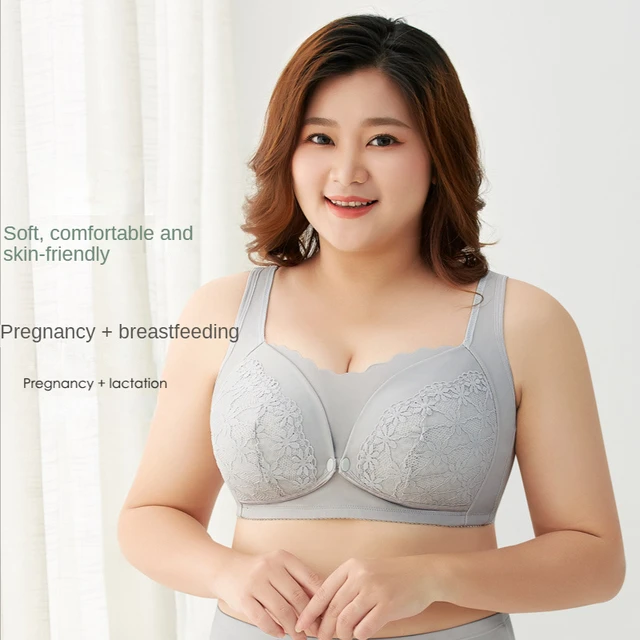 Pregnant Women's DEFGH Cup Nursing Bra with Front Open Backless Design &  Wire-free Cotton Lining Pregnancy Maternity Clothes - AliExpress