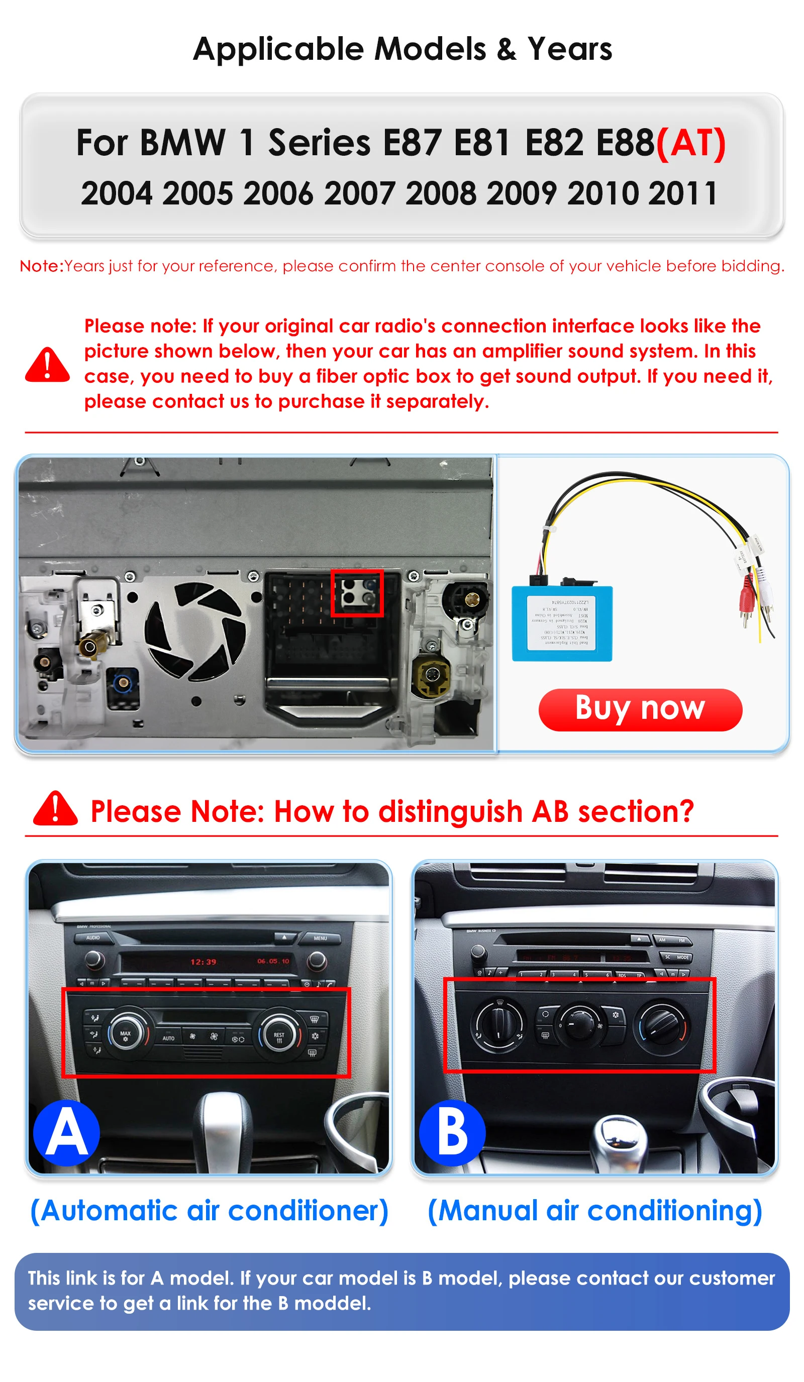 Hizpo Auto Zentrale Multimedia Radio Für BMW 1-Serie 1 Serie E87 E81 E82 E88 2004-2011 GPS Navigation 2 din Systeme CarPlay DSP – Detail 5
