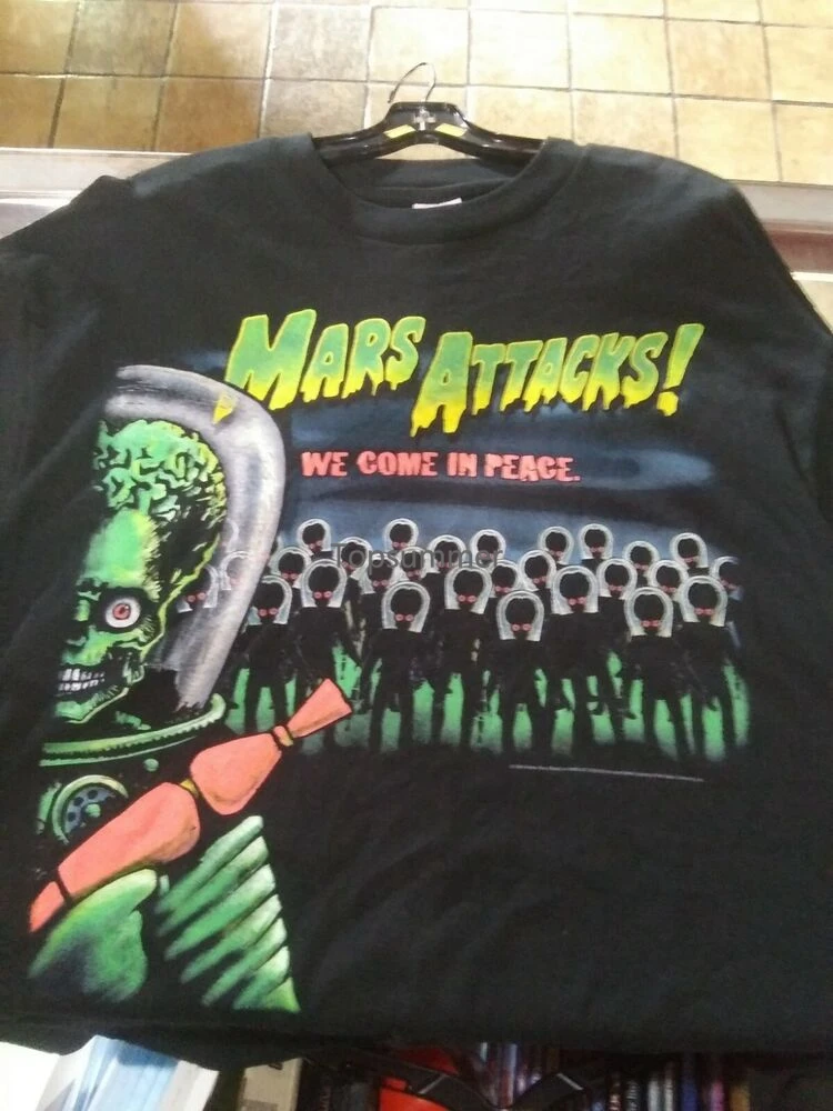 

Mars Attacks Long Sleeve Vintage Shirt With Tags