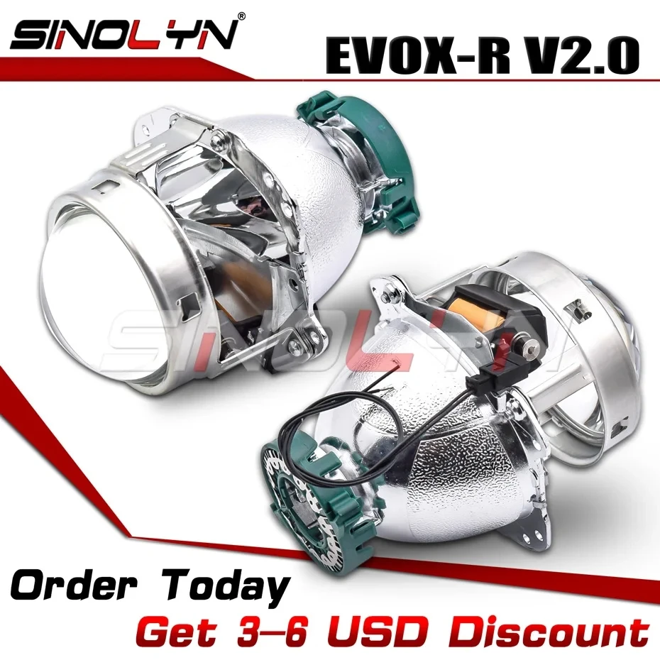 

Sinolyn EVOX-R V2.0 Bi Xenon Lens For BMW X5 E53 E65/Mercedes-Benz C207 ML W163/VW Passat B5.5/Mitsubishi Lancer/Opel Vectra C