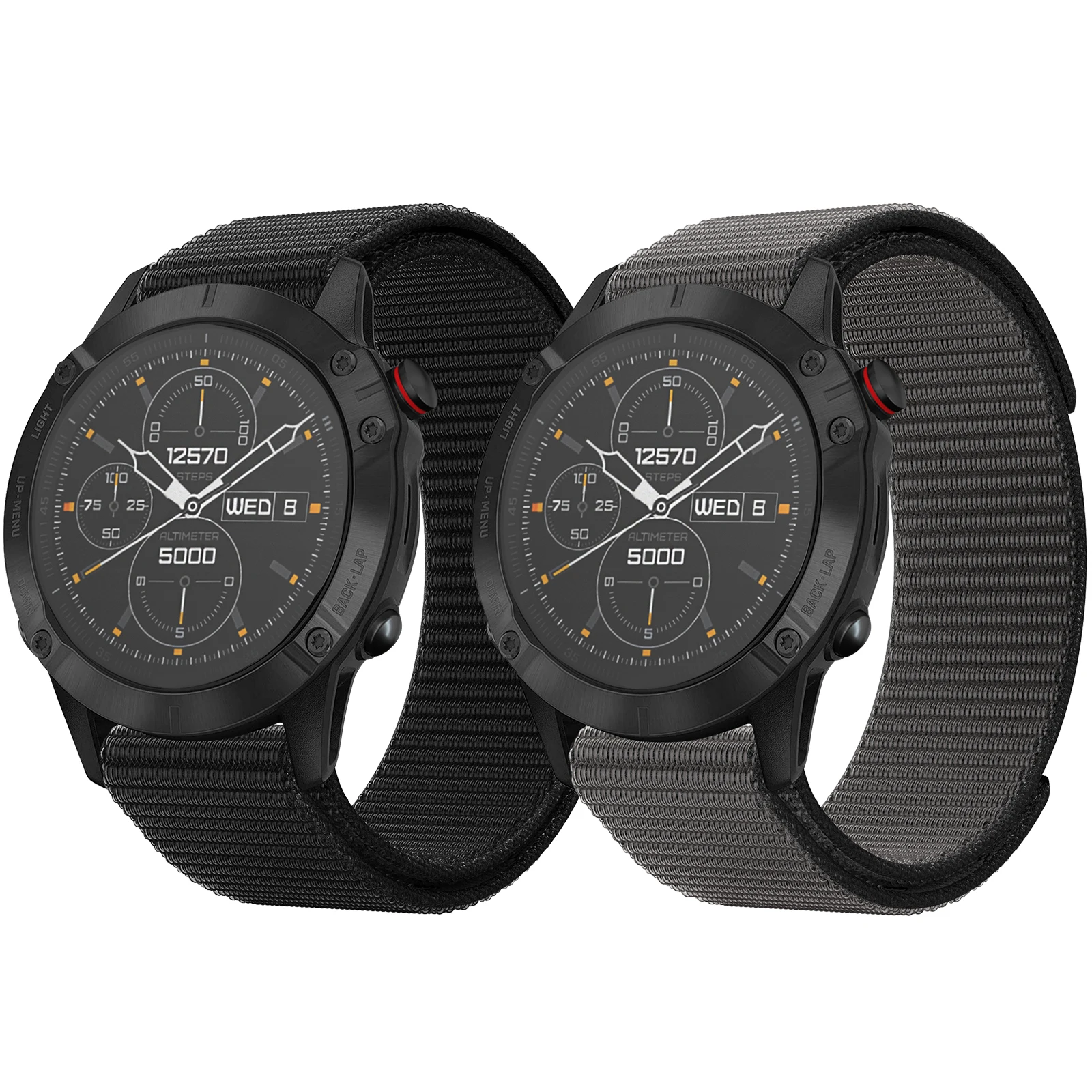 Bracelet sangle de montre en Nylon pour Garmin Fenix 5/ Forerunner