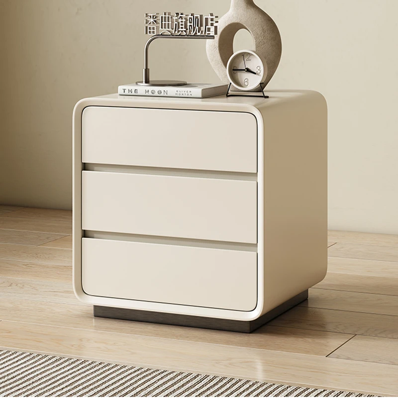 

Minimalist Modern Nightstands Luxury White Kawaii Organizers Bedside Table Center Storage Box Table De Chevet Bedroom Furniture