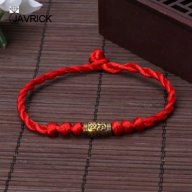Chinese Feng Shui Lucky Red String Bracelet Amulet Good Luck Red String Rope Bracelet Handmade Braided Bangles Gift 6