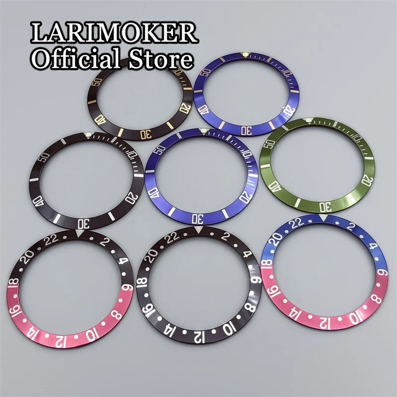 38mm Titanium Bezel Insert Fit 40mm Watch Case,watch face accessories,watch dial accessories