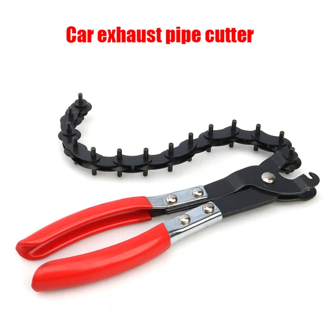 14 Wheel Exhaust Pipe Chain Cutter Plier Chain Type Universal Auto Repair  Tool for PVC Copper Tube
