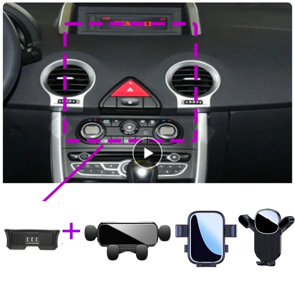 

Car Mobile Phone Holder For Renault Koleos 2009 2010 2011-2012 2013 2014 2015 Special Fixed Bracket Base Interior Accessories