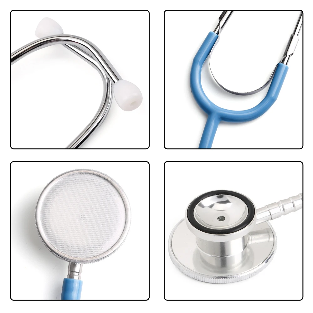 Portable Dual Head Stethoscope Doctor Medical Stethoscope Professional Cardiology Medical Equipment Device Student Vet Nurse, dual head stethoscope