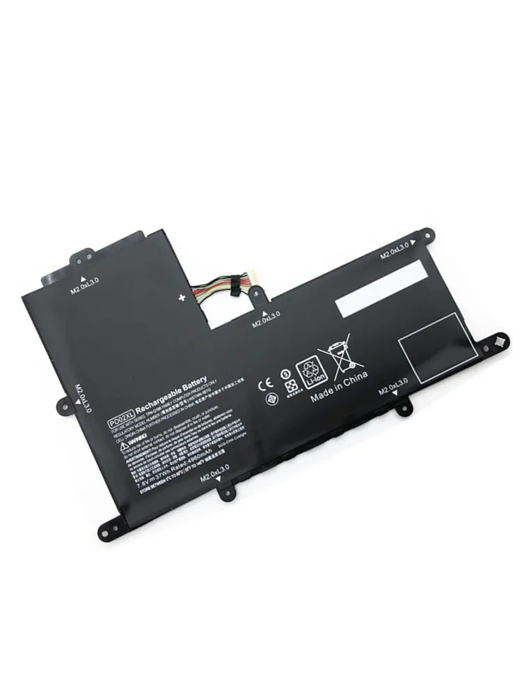 Bateria do Portátil 824560005 Tpn-q166 Hstnn-ib7g para Stream11-r015wn 11-r014wm Hstnn-db7g Series Notebook Po02xl 37wh 7.6v - Imagem 5