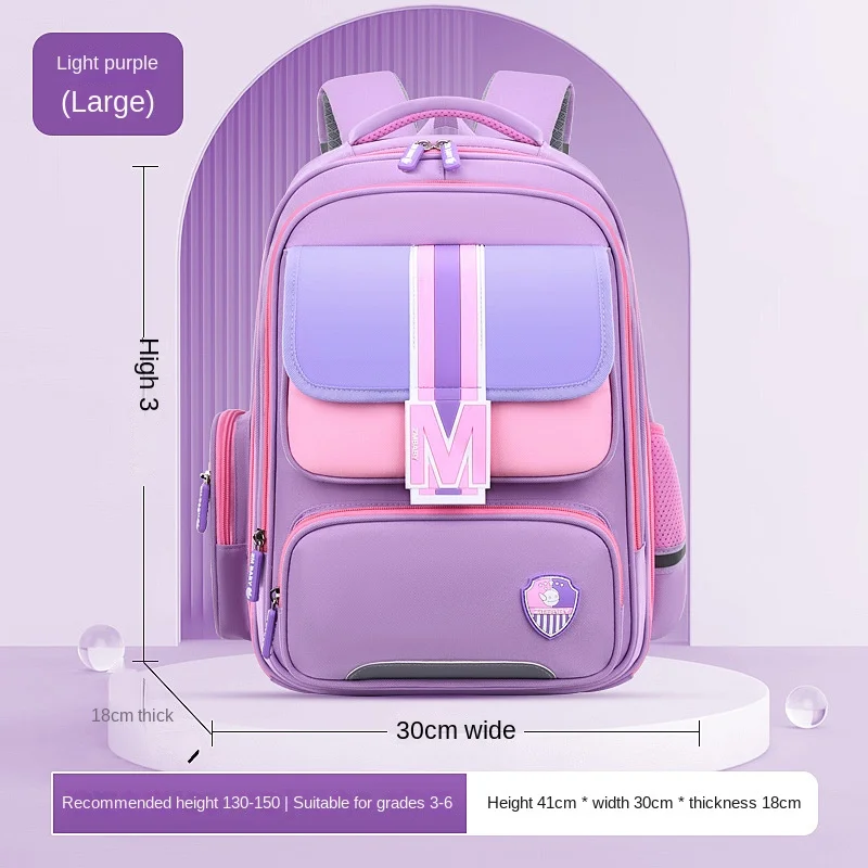 Backpack for Girls Primary School Student Bag 8-14 Years Children Pink  Bookbag Kids Satchels Teenagers Knapsack Mochila Femenina