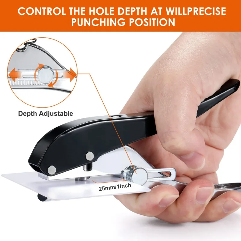 Single Hole Punch Round Hole Puncher Plier Tools Credit Photo Paper Card Corner Hand Tool For Plastic Paper Edge Banding circle hole punch hole punching tools paper punch