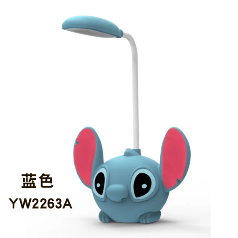 Lampe de bureau LED Disney Stitch avec taille-crayon, aste par USB, lampe  de bureau pliable, soins des yeux des étudiants, veilleuse de chevet -  AliExpress