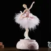 Ballerina Musical Box Elegant Dancing Girl Elegant Figurines Rotate Boxes For Friend Home Desktop Birthday Gift 1