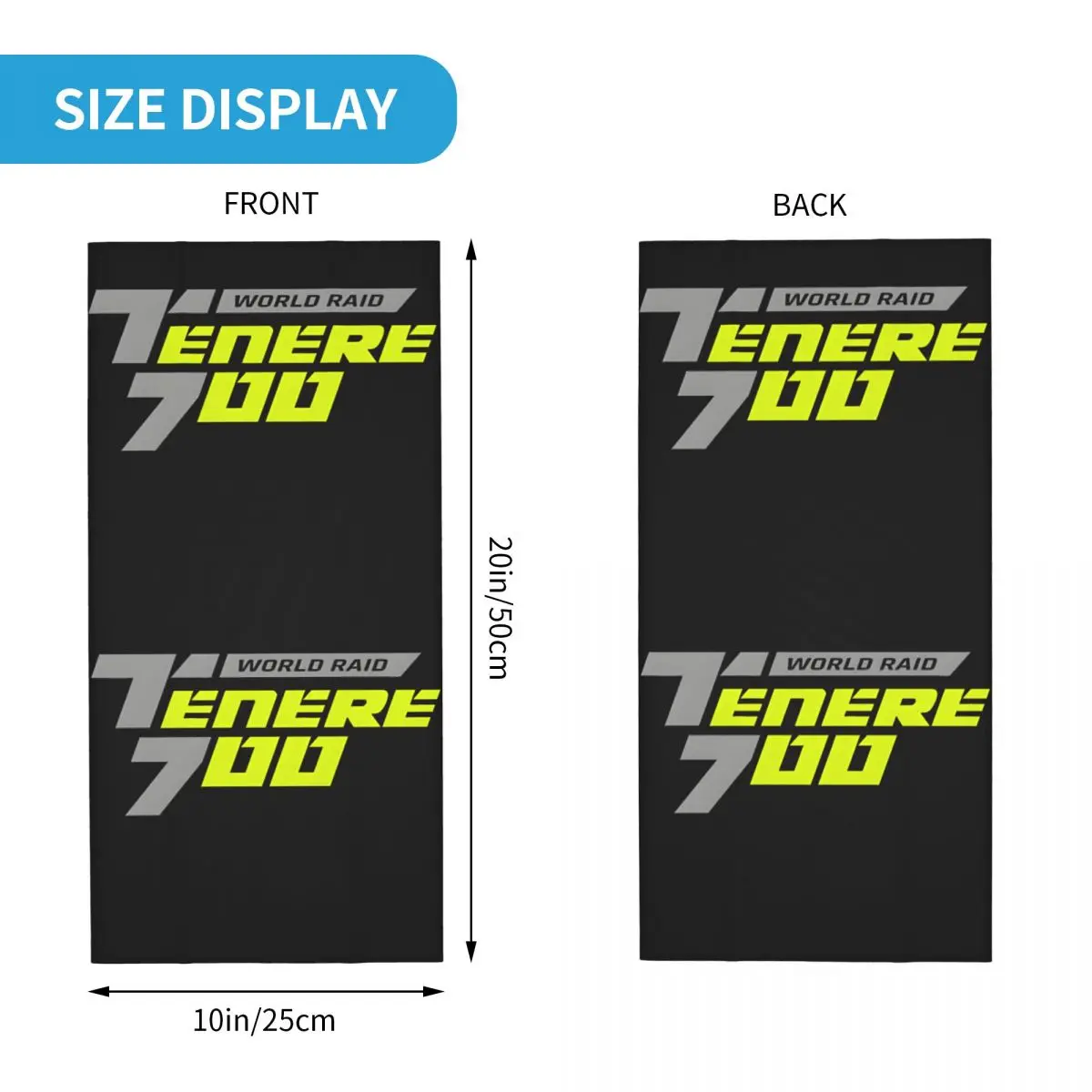 Tenere 700 Bandana Neck Gaiter Printed Motorcycle Club YZF Face Scarf Balaclava Hiking Unisex Adult Winter cycling bandana bandana headscarf cotton bandana neck gaiter bandana neck cover multifunctional bandana motorcycle bandana camouflage bandana