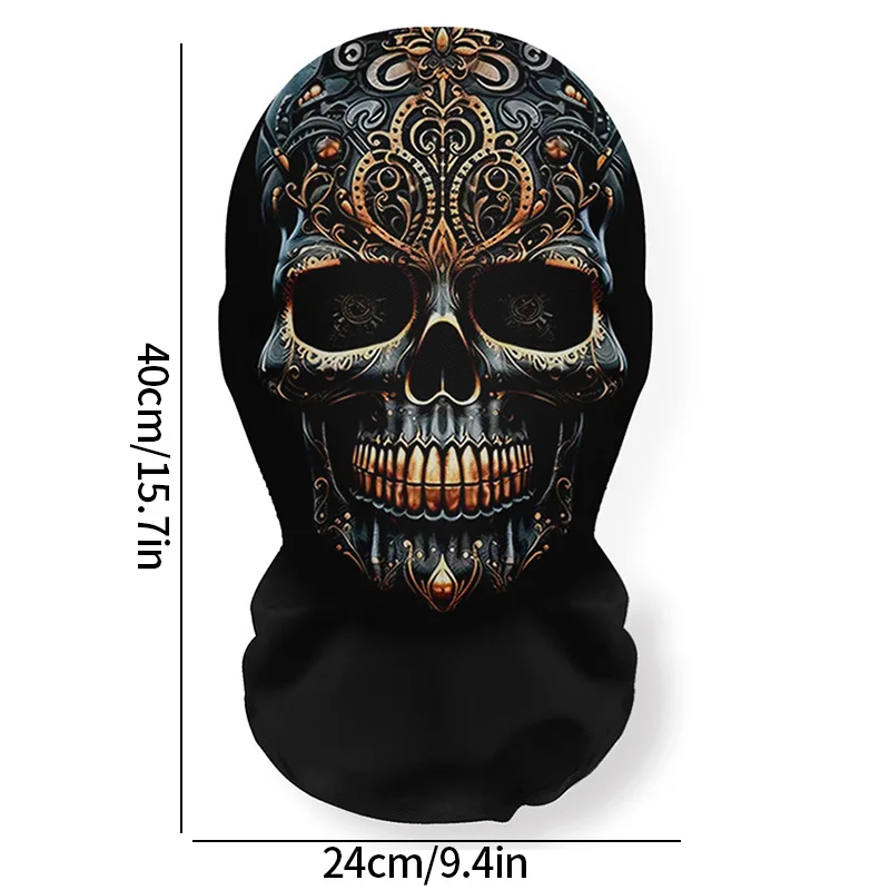 Realistic 3D Face Mask - Cosplay Prop & Full Face Headwear