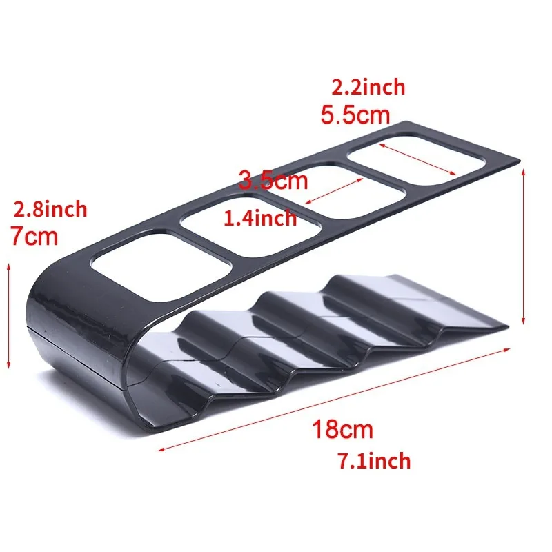 데스크톱 브래킷 TV DVD VCR 리모컨 정리함, 4 그리드 프레임 보관 랙, 휴대폰 거치대 스탠드, 플라스틱 케이스 선반