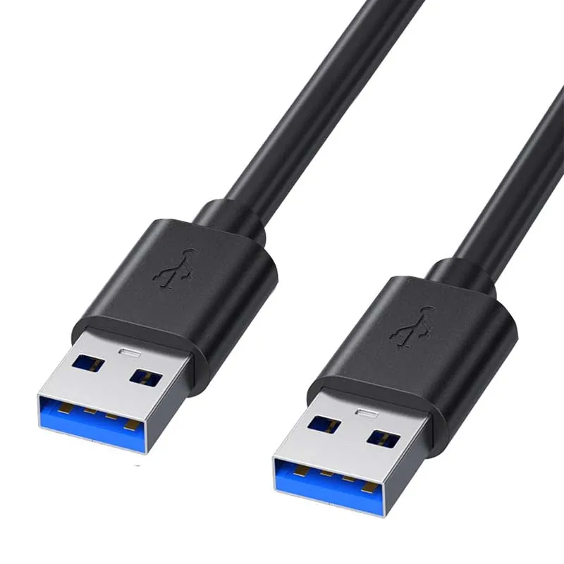 NNBILI 고속 A to A 연장 케이블 타입 A 남성-남성 USB 3.0 연장선 하드 디스크 TV 박스 USB3.0용, 0.5m 1m 1.5m 2m 3m 5m