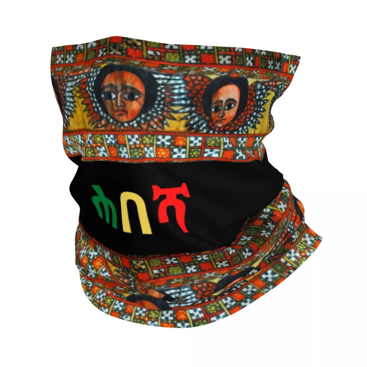 

Яркая бандана Habesha для мужчин и женщин, Шейная Сумочка, защита от УФ излучения, Балаклава