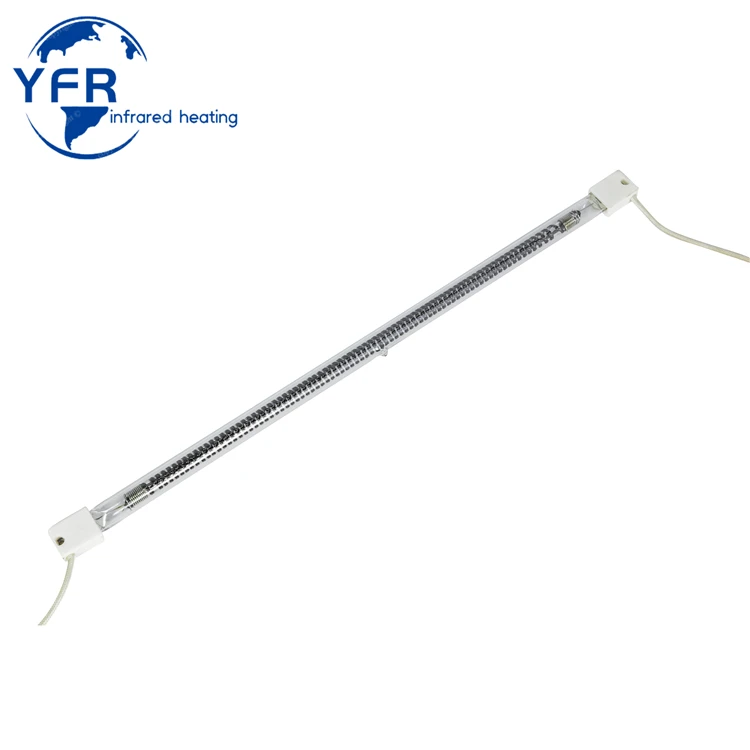 Halogen infrared heating lamp 800W 220V Suitable for food heating and industrial drying, it provides uniform heat distribution.