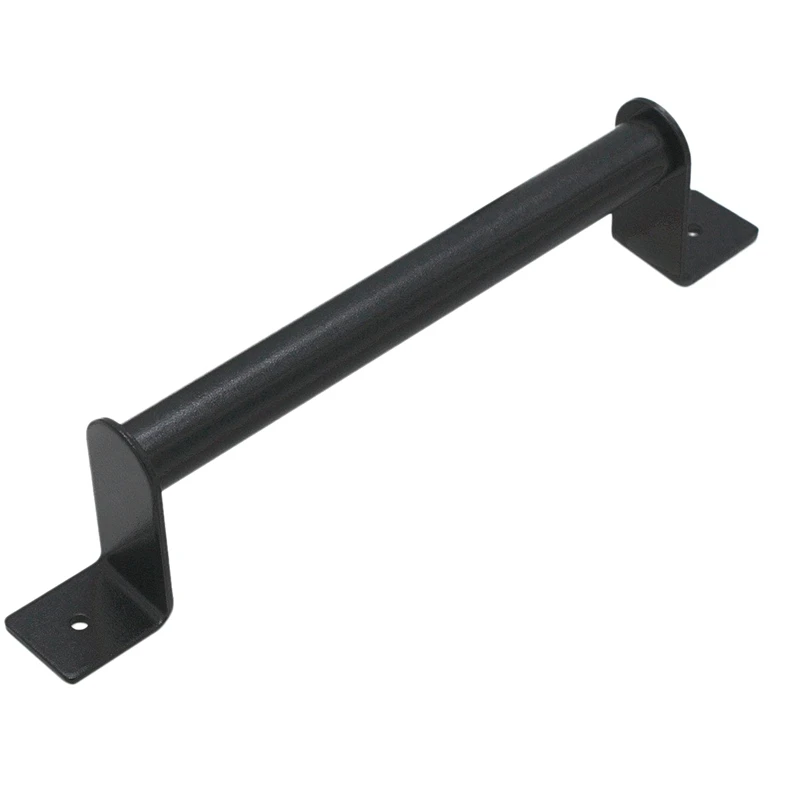 2Pcs Black Carbon Steel Sliding Barn Door Pull Handle for Sliding Barn Door Garden Gates Garages Hardware Kit door handles