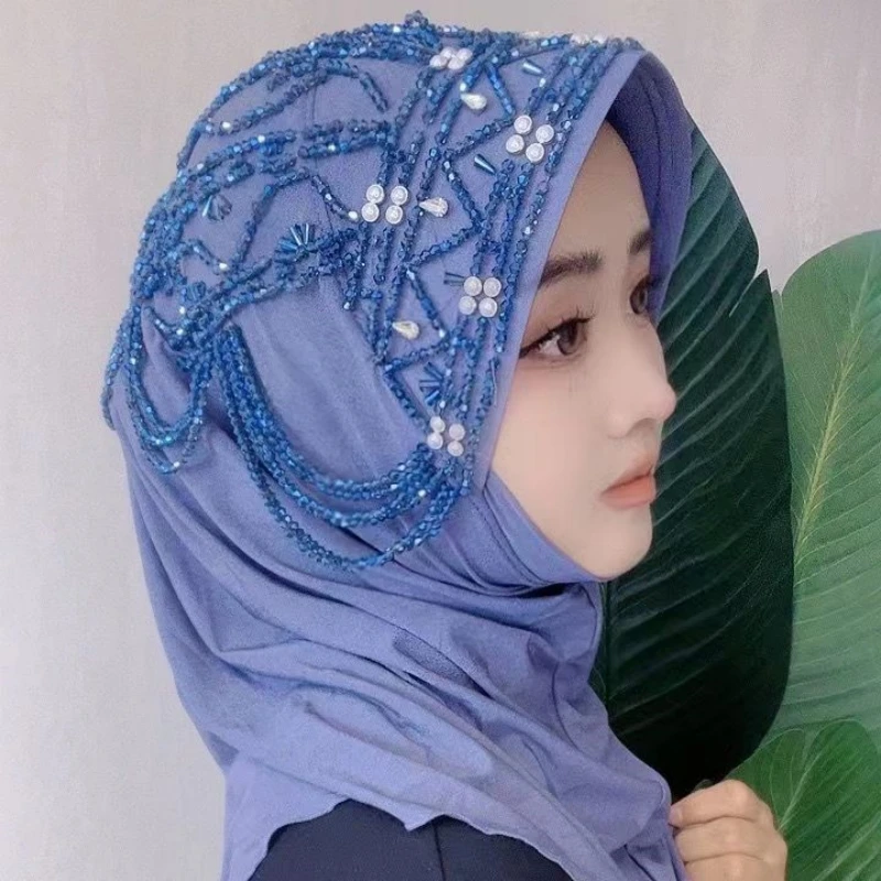Hijab Muslim Women Shawl Headscarf Freeshipping Luxury New Chiffon Scarf  Malaysia Prayer Kufi Islam Saudi Arabia Pakistan