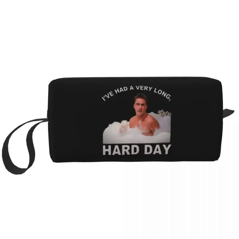 

I've Had A Very Long, Hard Day Matthew Perry Makeup Bag Travel Cosmetic Bag for Men Women Toiletry Bags Storage Pouch Bag