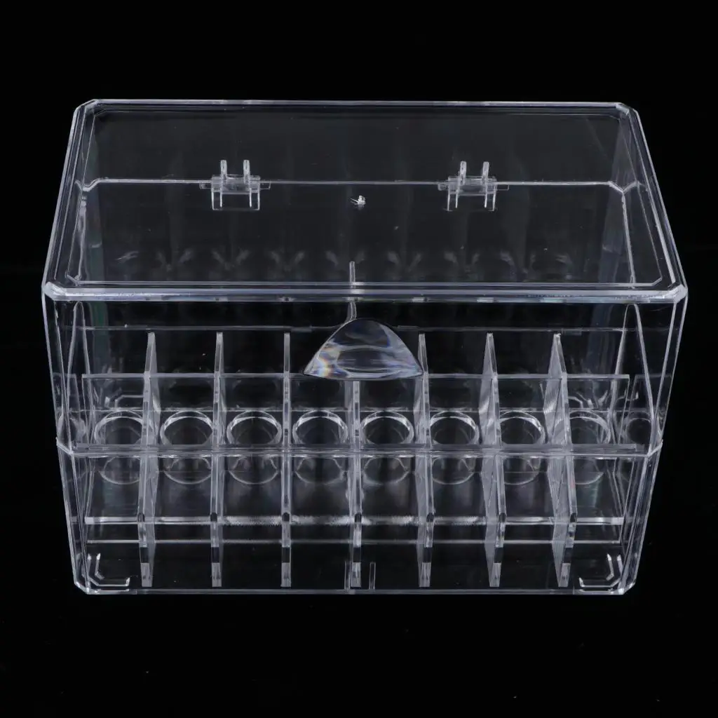 

Acrylic Lipstick Organiser Storage Dustproof Makeup Make up Jewellery Box