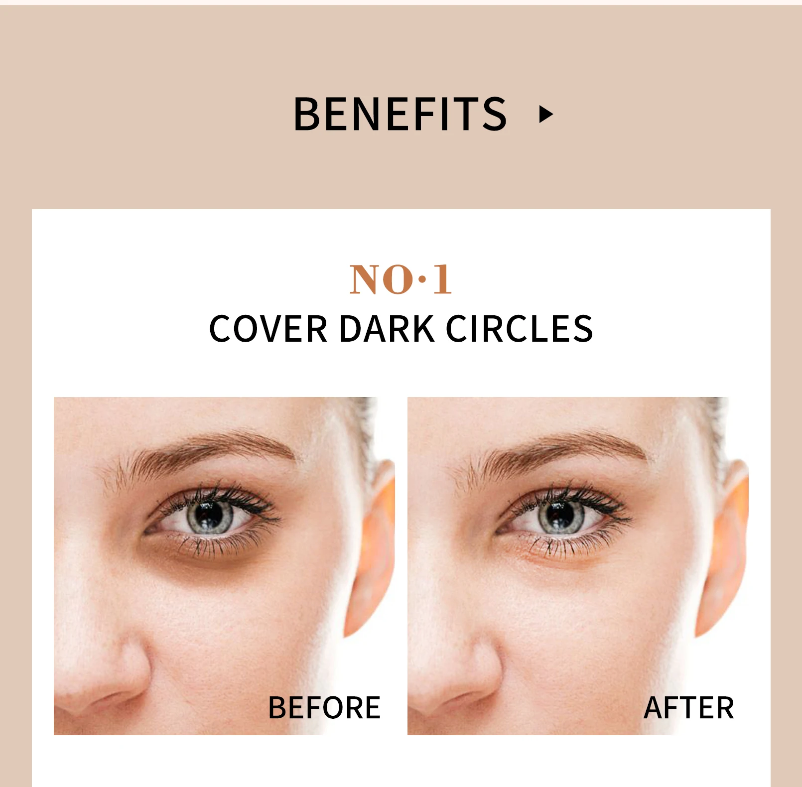Description Picture 6 of itemWaterproof High Coverage Concealer Cream Makeup Long Lasting Cover Tattoo Dark Circles Perfecting Makeup Base makeup Cosmetics