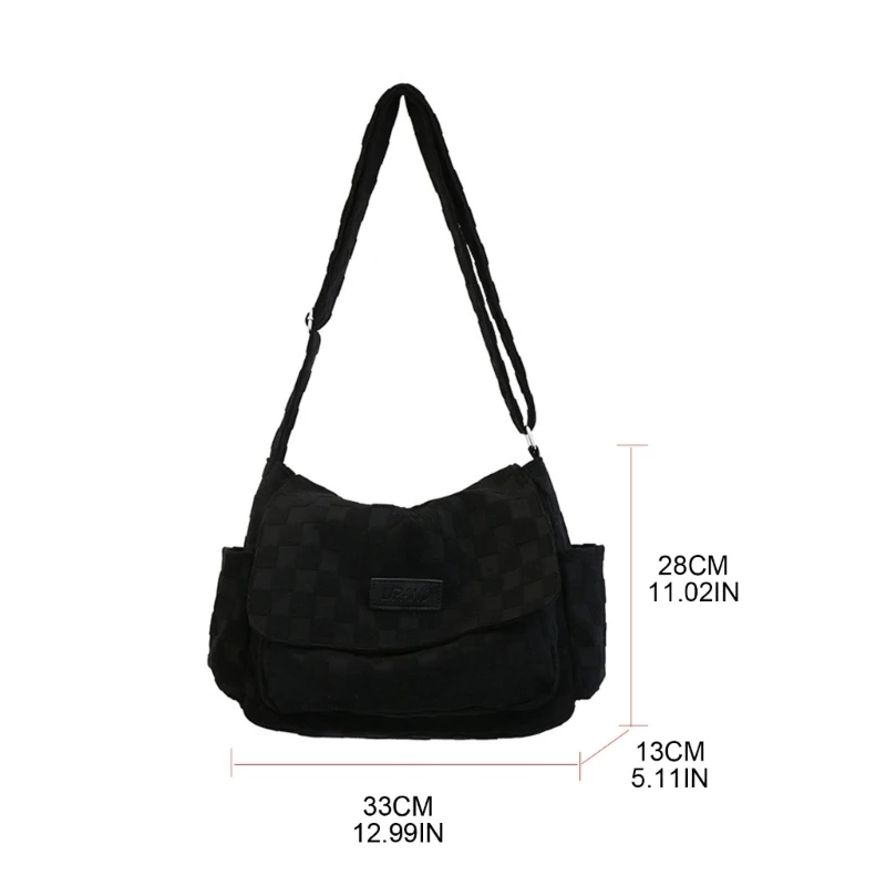 Crossbody Bags Large Capacity Shoulder Bag Fashion Nylon Tote Handbag for Women